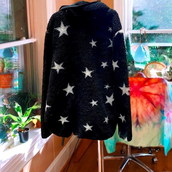 Halogen Star Plush Teddy Qtr Zip ⋆｡˚ ☁︎ ˚｡⋆｡˚☽˚｡⋆ - Picture 7 of 7